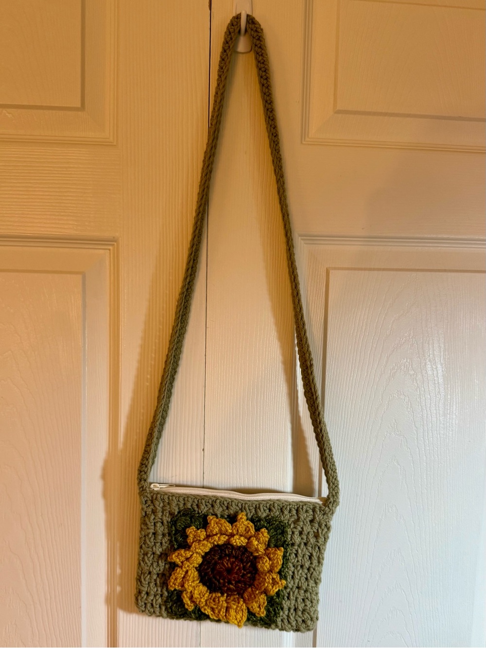 Handmade Sunflower Crochet Crossbody Bags All 3 for one price! - Picture 9 of 16
